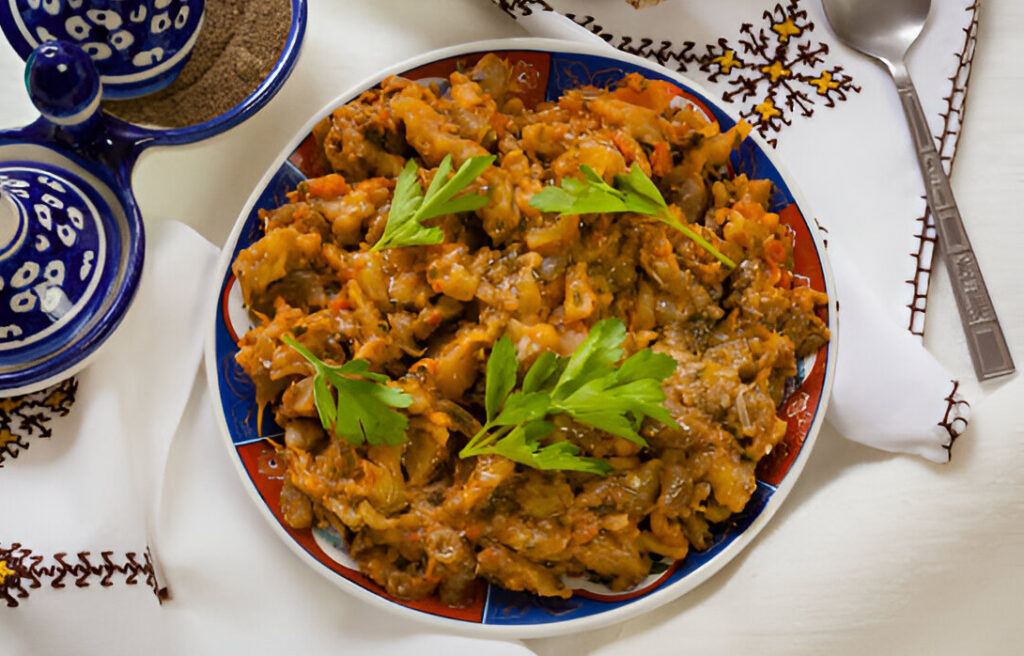 Zaalouk: Authentic Moroccan Eggplant Dip Recipe