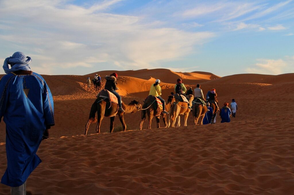 Epic Camel Trekking in the Moroccan Sahara: An Unforgettable Adventure Epic Camel Trekking in the Moroccan Sahara: An Unforgettable Adventure